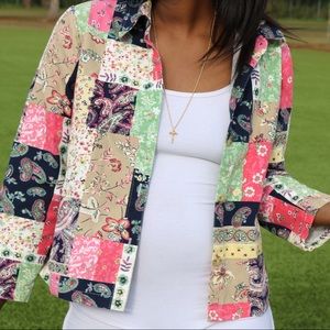 Paisley patchwork jacket